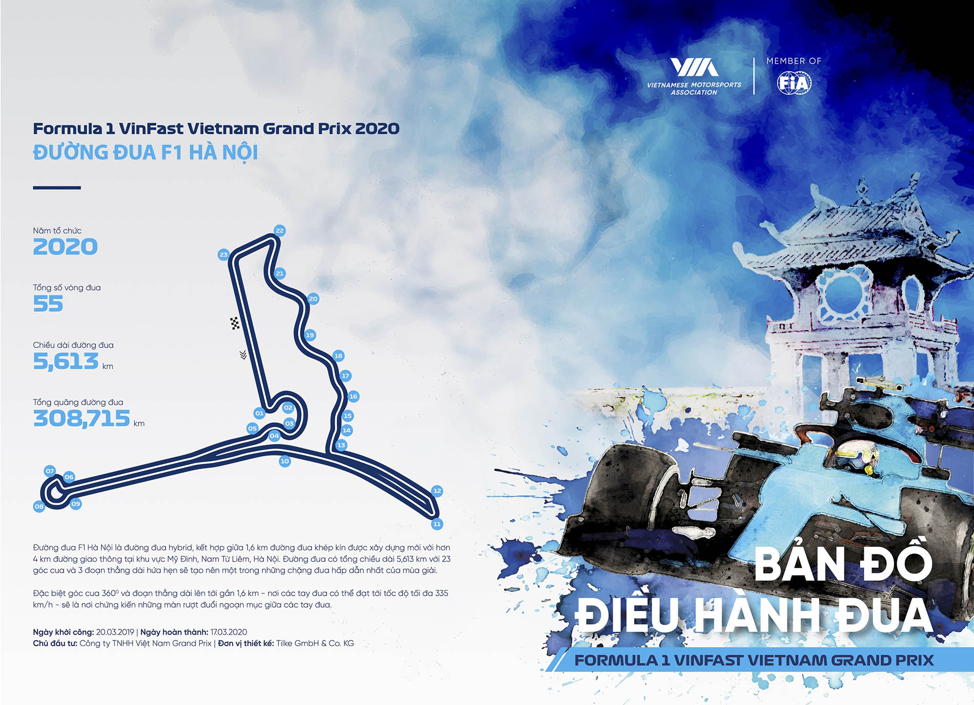 Bản đồ điều hành đua F1